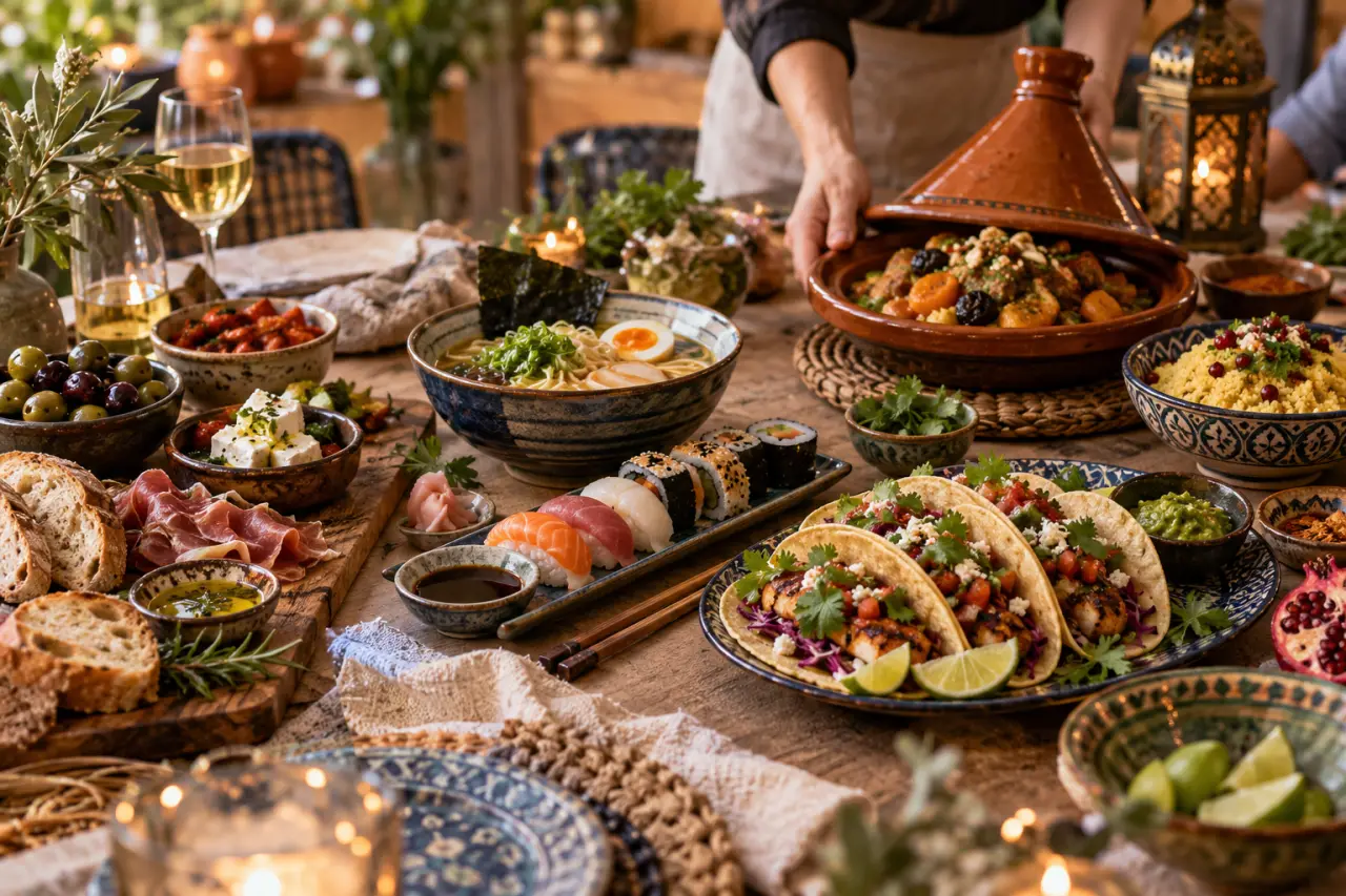 Cuisine du monde : 4 escales pour transformer un dîner ordinaire
