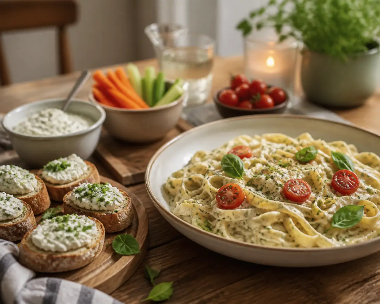 Boursin en cuisine : pâtes crémeuses en 15 minutes, sauces rapides et apéros réussis
