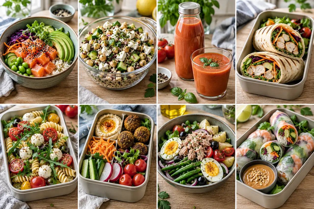 8 idées de repas froids à emporter, du bowl au gaspacho