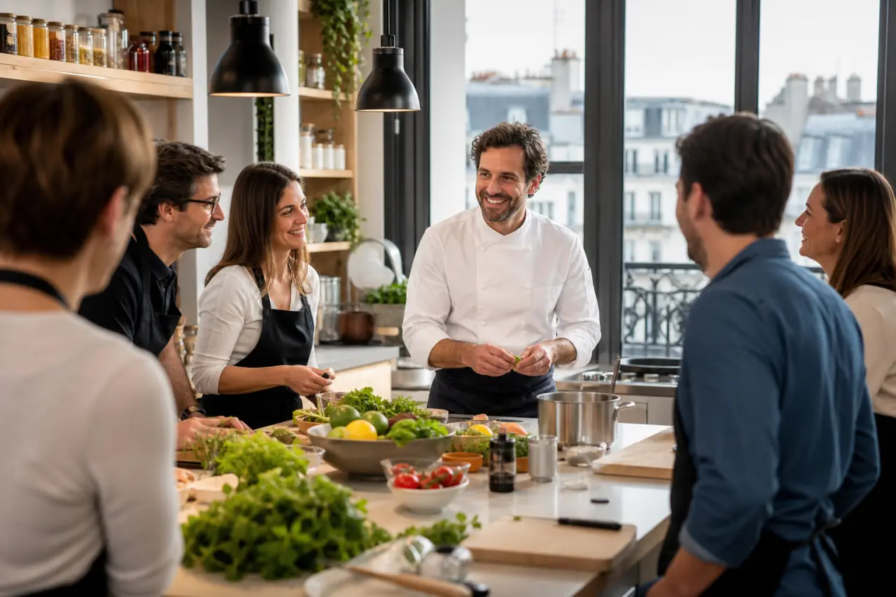 Cours de cuisine à Paris avec Cyril Lignac : 3 heures, 100 € et l’atelier Cuisine Attitude