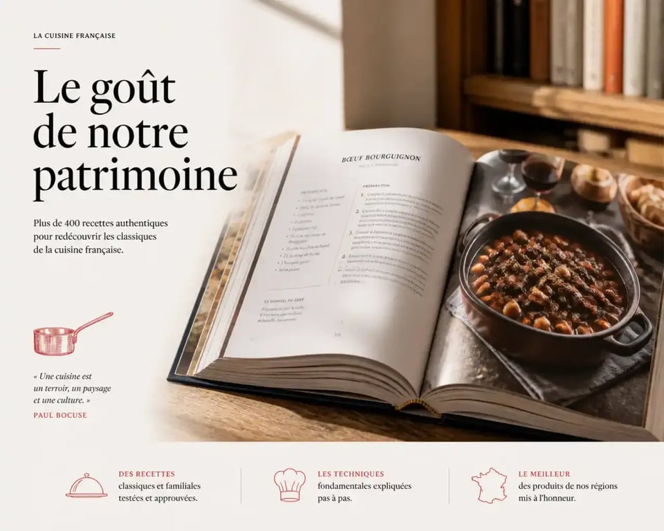 2000 recettes de la cuisine française pdf gratuit ouvert sur une table