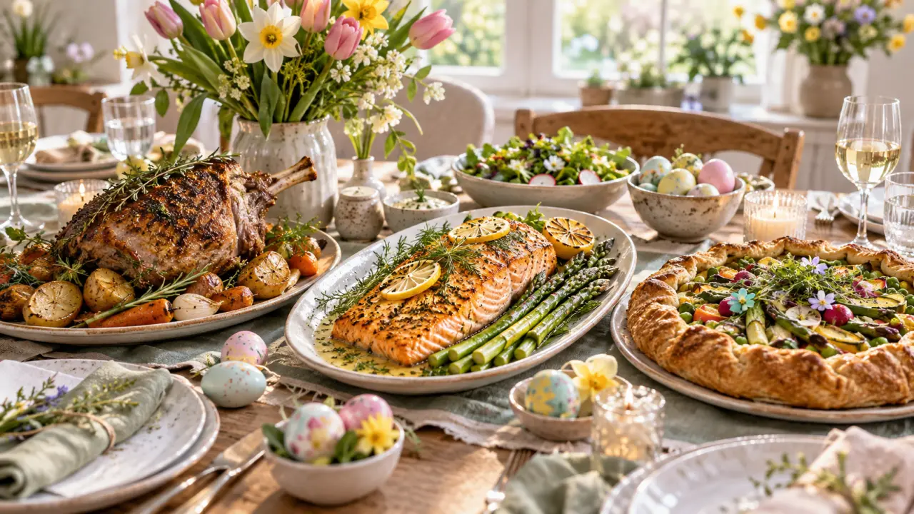 Idées de repas de Pâques : 3 menus festifs à préparer sans stress