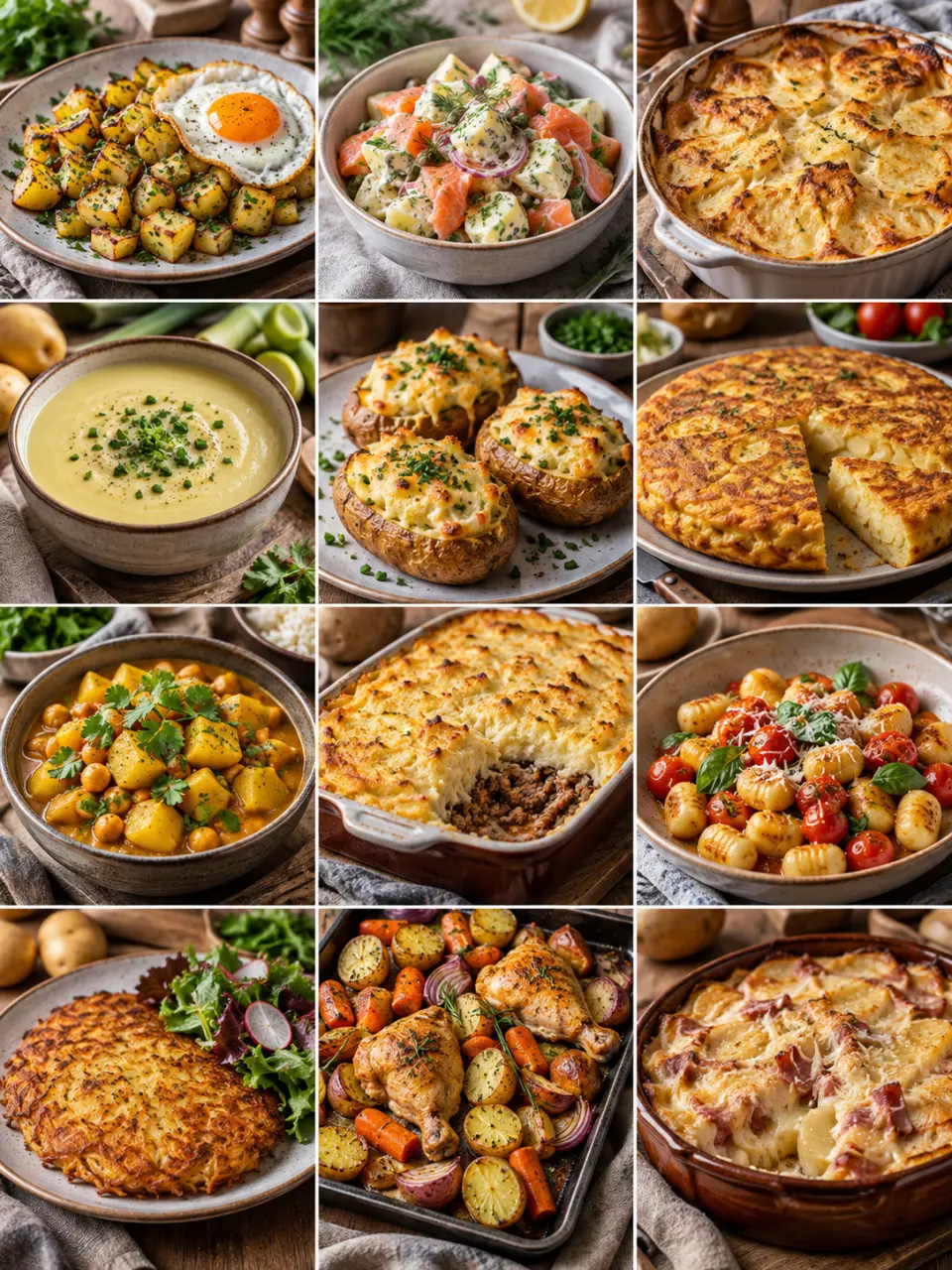 12 idées de repas avec des pommes de terre, du dîner express au plat familial