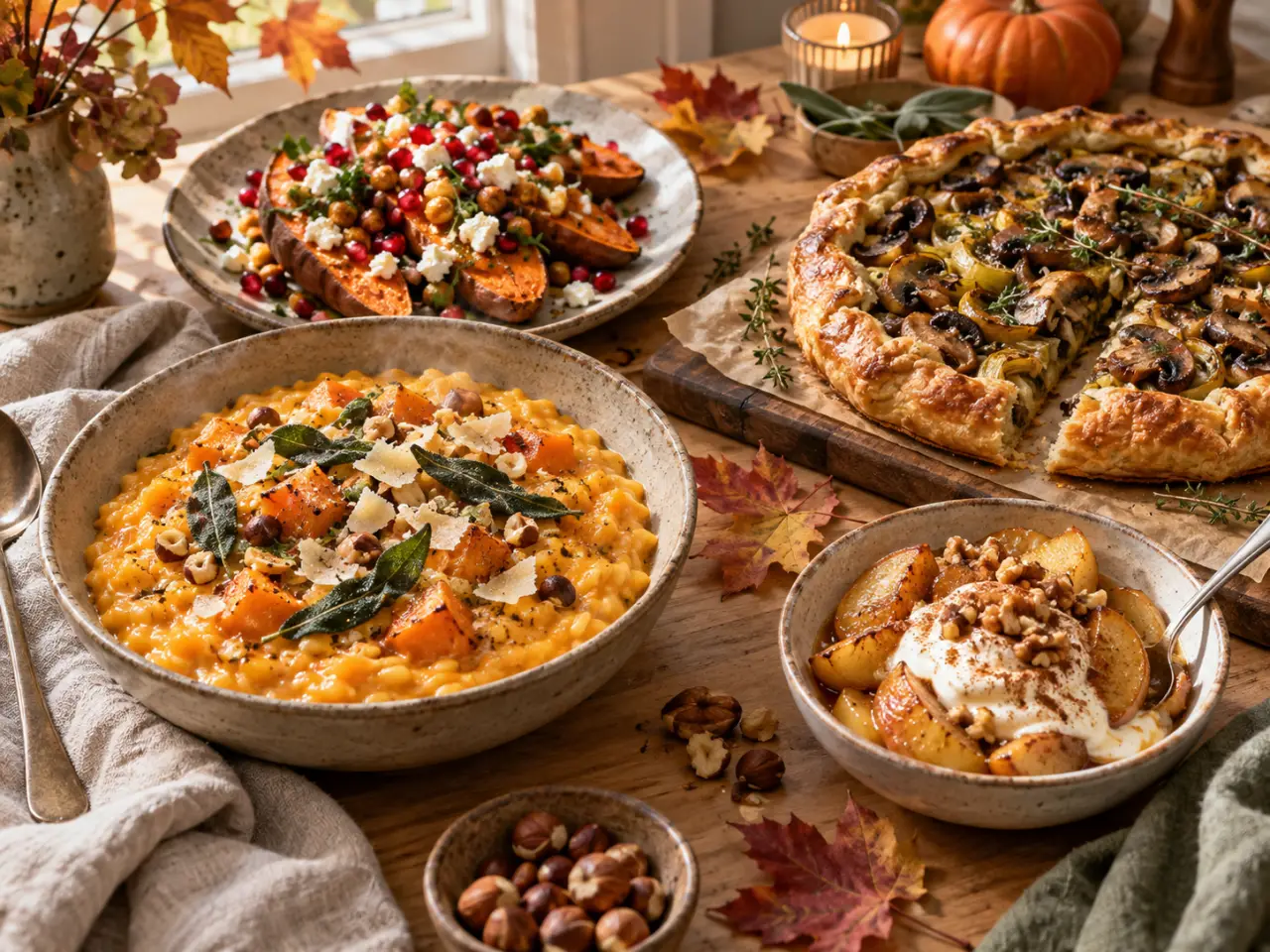 Idées repas d’automne : des plats complets, végétariens et sucrés sans passer la soirée en cuisine