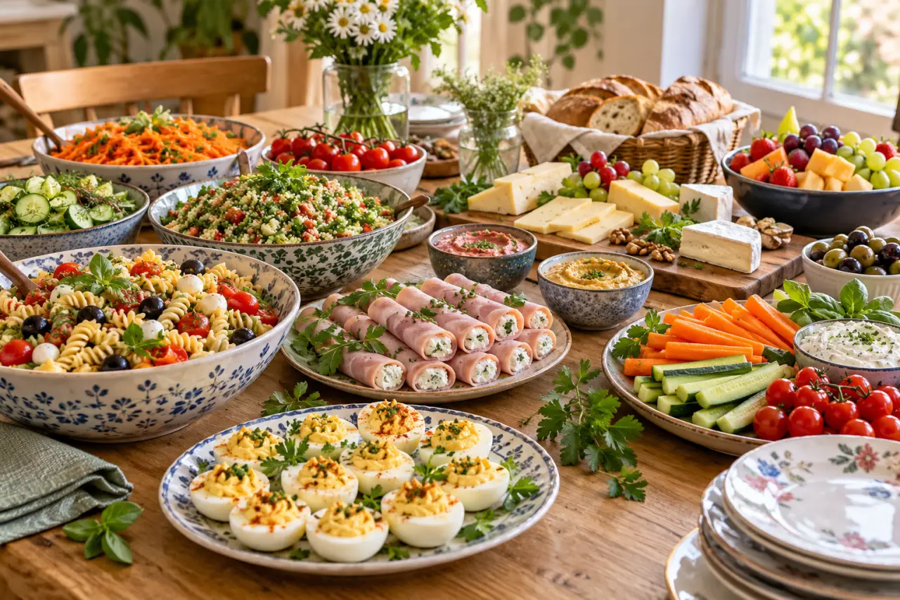Des entrées froides pas chères pour un buffet frais, simple et généreux